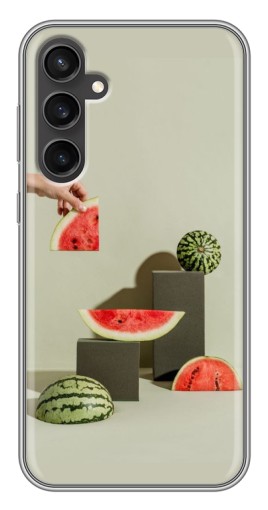 Чехол с картинкой "Арт Арбузы" для Samsung Galaxy S23 FE