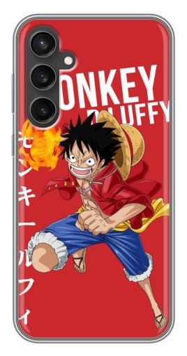 Силиконовый чехол с изображением "Атакующий D Luffy" для Samsung Galaxy S23 FE