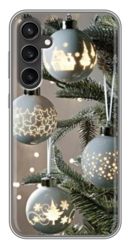 Чехол с картинкой "Белые шары " для Samsung Galaxy S23 FE