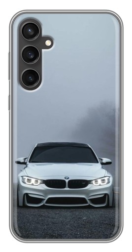 Чехол с картинкой "БМВ в тумане" для Samsung Galaxy S23 FE