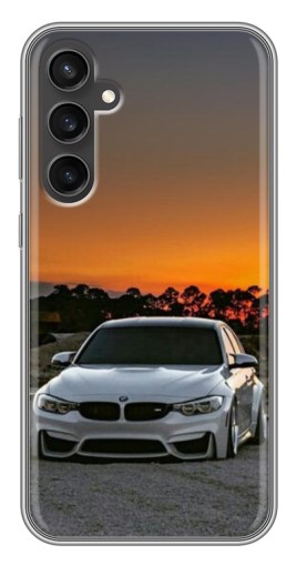 Чехол с печатью "BMW белая" для Samsung Galaxy S23 FE