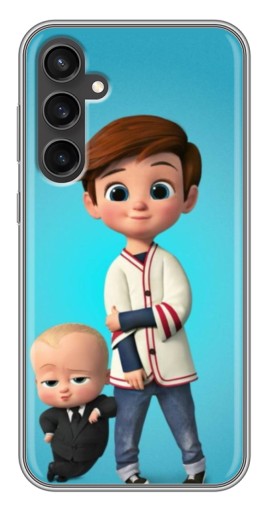 Чехол с картинкой "Boss and Boy" для Samsung Galaxy S23 FE