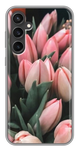 Силиконовый чехол с изображением "Букет тюльпанов" для Samsung Galaxy S23 FE