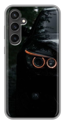 Чехол с картинкой "Черный БМВ" для Samsung Galaxy S23 FE