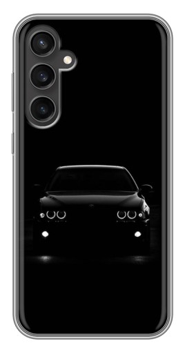 Силиконовый чехол с изображением "Черный бумер" для Samsung Galaxy S23 FE
