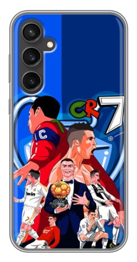 Чехол с картинкой "CR7" для Samsung Galaxy S23 FE