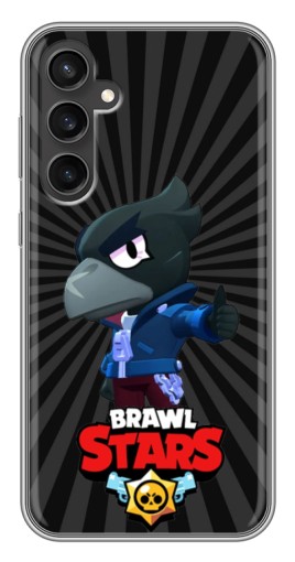 Чехол с печатью "Crow Brawl Stars" для Samsung Galaxy S23 FE