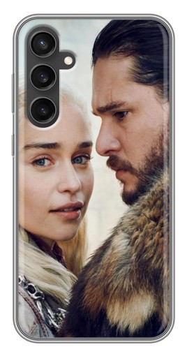 Чехол с картинкой "Дейнерис и Сноу" для Samsung Galaxy S23 FE