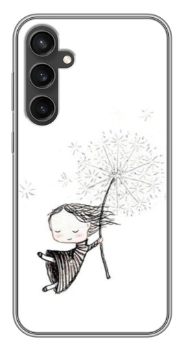 Чехол с принтом "Девочка с одуванчиком" для Samsung Galaxy S23 FE