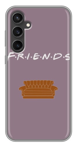 Чехол с картинкой "Диван Друзья" для Samsung Galaxy S23 FE