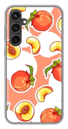 Чехол с принтом "Дольки персиков" для Samsung Galaxy S23 FE