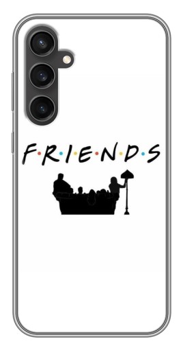 Чехол с печатью "Друзья на диване" для Samsung Galaxy S23 FE
