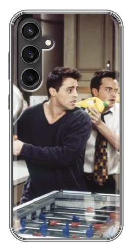 Силиконовый чехол с изображением "Джо и Чендлер" для Samsung Galaxy S23 FE