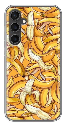 Чехол с картинкой "Фон бананов" для Samsung Galaxy S23 FE