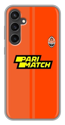 Силиконовый чехол с изображением "Форма ФК Шахтер" для Samsung Galaxy S23 FE
