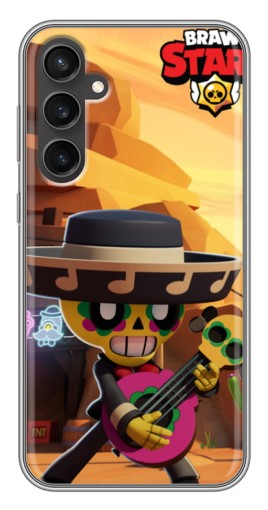 Чехол с картинкой "Гитарист Poco" для Samsung Galaxy S23 FE