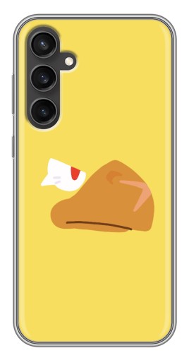 Силиконовый чехол с изображением "Gold Crow" для Samsung Galaxy S23 FE