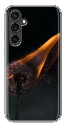 Чехол с принтом "Горящий одуванчик" для Samsung Galaxy S23 FE