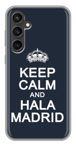 Силиконовый чехол с изображением "Hala Madrid" для Samsung Galaxy S23 FE