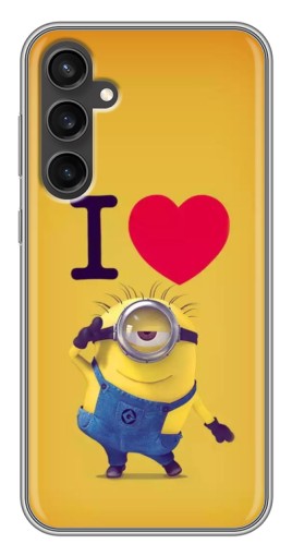 Чехол с печатью "I Love Minion" для Samsung Galaxy S23 FE