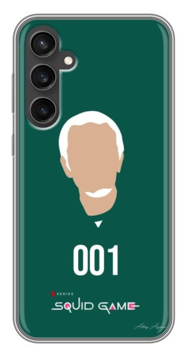 Силиконовый чехол с изображением "Игрок 001" для Samsung Galaxy S23 FE