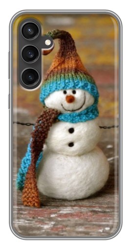 Чехол с картинкой "Игрушечный снеговик" для Samsung Galaxy S23 FE
