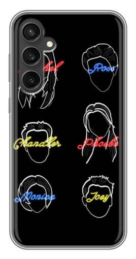 Чехол с принтом "Имена Друзей" для Samsung Galaxy S23 FE