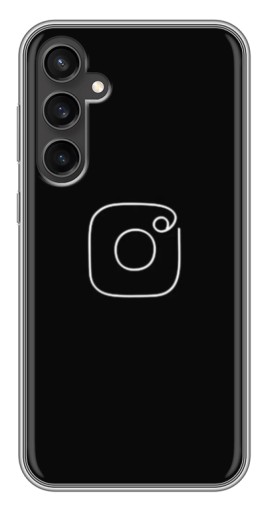 Чехол с принтом "Инстаграм" для Samsung Galaxy S23 FE