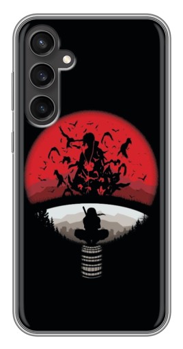 Силиконовый чехол с изображением "Итачи на черном" для Samsung Galaxy S23 FE