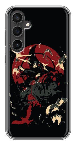 Чехол с картинкой "Итачи с воронами" для Samsung Galaxy S23 FE