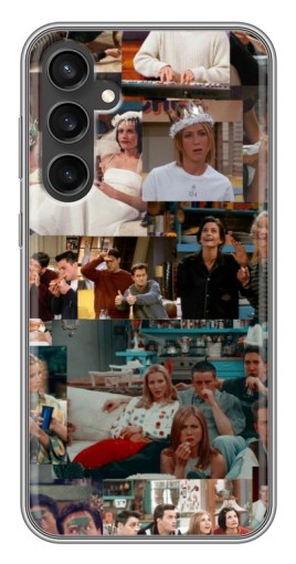 Чехол с принтом "Коллаж Друзья " для Samsung Galaxy S23 FE