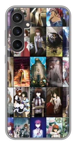 Чехол с печатью "Коллаж Курису Макисе" для Samsung Galaxy S23 FE