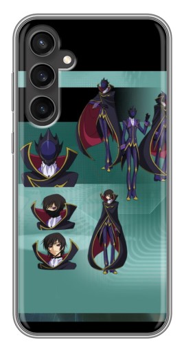 Чехол с печатью "Коллаж Лелуш" для Samsung Galaxy S23 FE