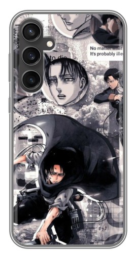 Чехол с картинкой "Коллаж Леви" для Samsung Galaxy S23 FE