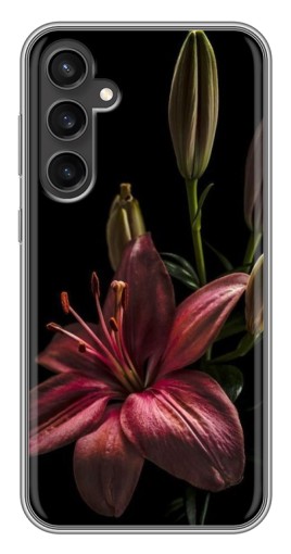 Чехол с принтом "Красная лилия " для Samsung Galaxy S23 FE