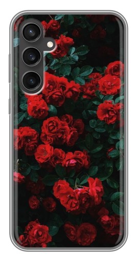 Чехол с картинкой "Красные розы" для Samsung Galaxy S23 FE