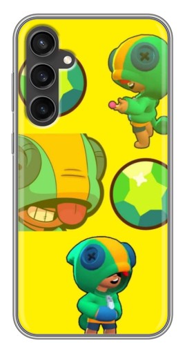 Силиконовый чехол с изображением "Кристалл и Леон" для Samsung Galaxy S23 FE