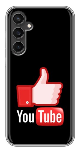 Чехол с принтом "Лайк YouTube" для Samsung Galaxy S23 FE