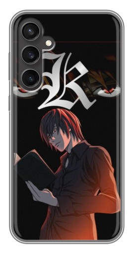 Силиконовый чехол с изображением "Лайт Ягами Death Note" для Samsung Galaxy S23 FE