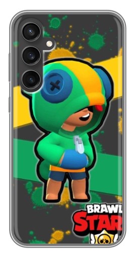 Чехол с принтом "Leon Brawl Stars" для Samsung Galaxy S23 FE