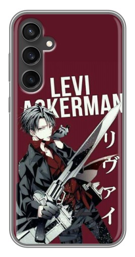 Чехол с картинкой "levi Ackerman" для Samsung Galaxy S23 FE