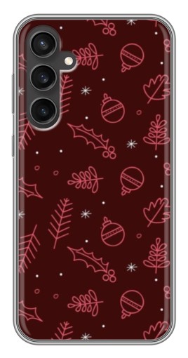 Чехол с печатью "Листочки и шары" для Samsung Galaxy S23 FE