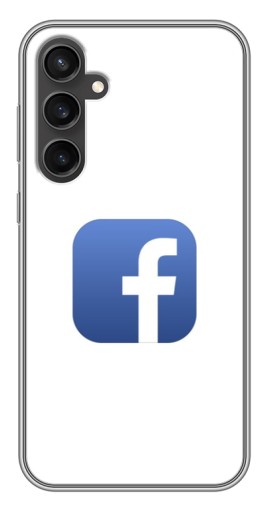 Чехол с печатью "Лого Фейсбук" для Samsung Galaxy S23 FE