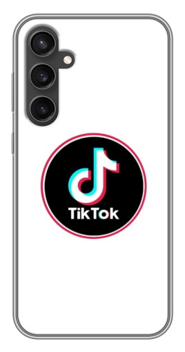 Чехол с принтом "Лого Тик Ток" для Samsung Galaxy S23 FE