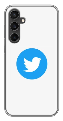 Чехол с принтом "Лого Твиттера" для Samsung Galaxy S23 FE