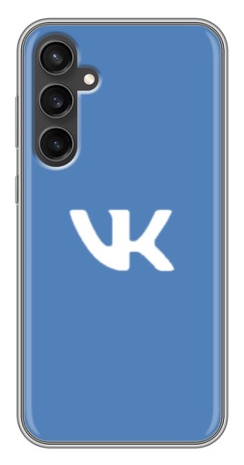 Чехол с картинкой "Лого ВК" для Samsung Galaxy S23 FE