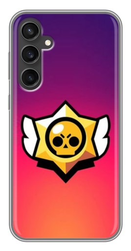 Чехол с картинкой "Логотип Brawl Stars" для Samsung Galaxy S23 FE