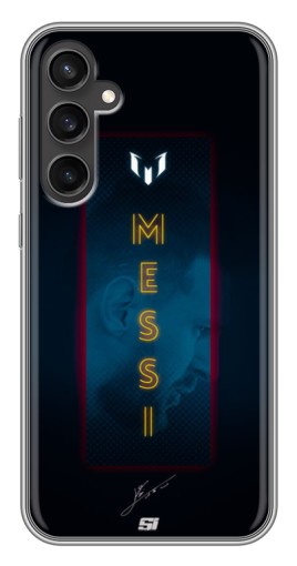 Чехол с картинкой "Логотип Месси" для Samsung Galaxy S23 FE