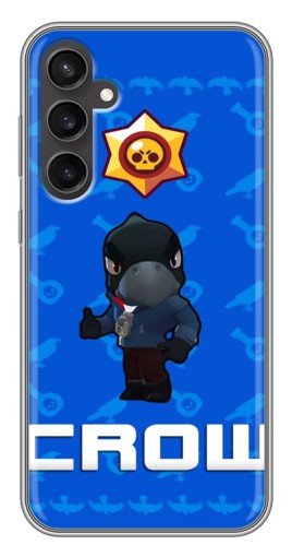 Силиконовый чехол с изображением "Медаль Crow" для Samsung Galaxy S23 FE