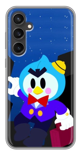 Чехол с печатью "Мистер Пи с чемоданчиком" для Samsung Galaxy S23 FE